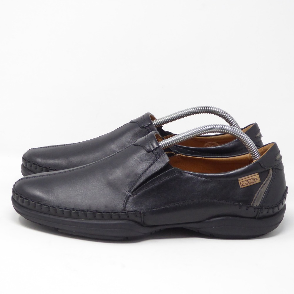 Pikolinos Mens San Telmo M1d-6032 Slip On Shoes Black Leather Loafers 41 / 7.5-8 View 5